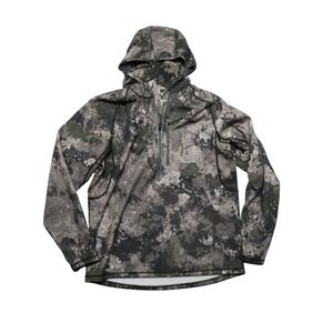 Instinct Hoodie Sweatshirt Mens Medium Camo Fleece 1/2 Zip Hunting Pullover